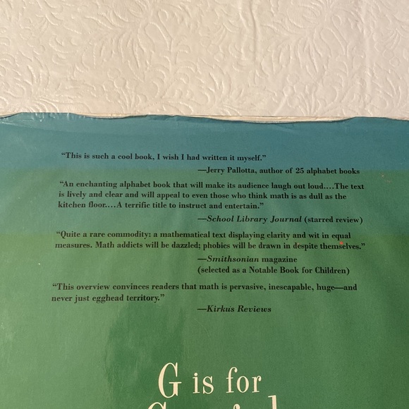 G is for Googol: A Math Alphabet Book- 1999 by David M. Schwartz - Picture 3 of 4